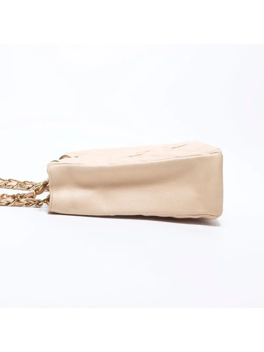 ★SOLD★ Chanel Shoulder Bag CC Logo Quilted Caviar Leather Chain - Picture 3 of 10